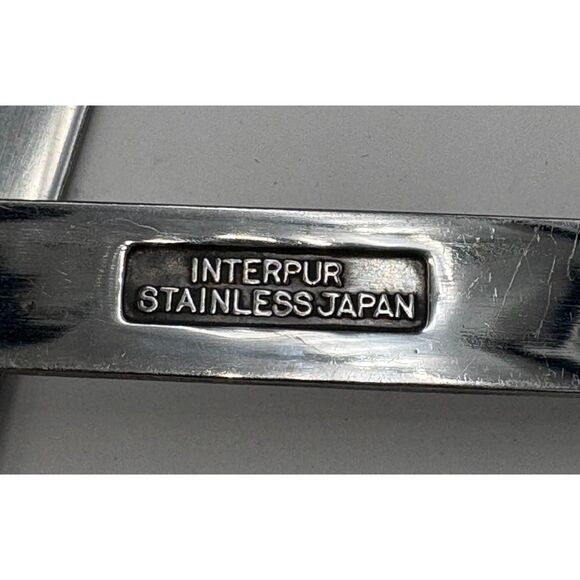 Vintage MCM 5 Piece Hanging Kitchen Tool Set Interpur Fleur di Lis Flowers - Picture 4 of 5